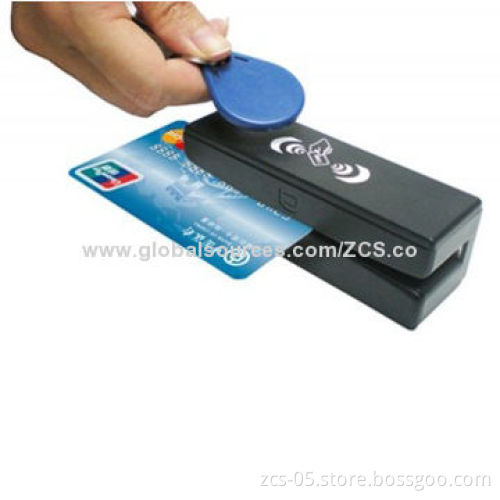 Compact Size USB Smart Card Reader, Supports Magnetic and RF Reader/Writer